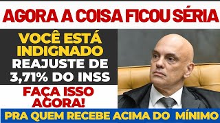 DE ÚLTIMA HORA: REAJUSTE DO INSS PRA QUEM GANHA ACIMA DO MÍNIMO PODE SER ANULADO A QUALQUER MOMENTO!