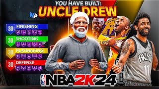 This UNCLE DREW Build Is The Most TOXIC BUILD POSSIBLE & BROKE NBA2K24 FOREVER...