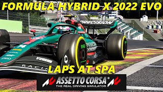 Formula Hybrid X 2022 EVO (RSS) | Laps At Spa | Assetto Corsa | VR-HP Reverb G2