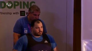 Dimou Konstantinos 220kg - Δήμου Κωνσταντίνος - 2016 IPC Powerlifting World Cup Kuala Lumpur