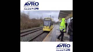 More from our partnership operation with TfGM on Metrolink in Rochdale #OpAVRO