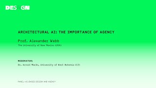 DesAIgn conference HIT Holon Institute of Technology: ARCHITECTURAL AI: THE IMPORTANCE OF AGENCY