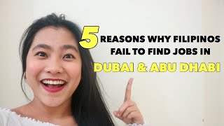 5 Rason bakit hindi ka makahanap ng trabaho sa UAE| Dubai | Abu Dhabi