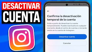 Cómo DESACTIVAR cuenta de INSTAGRAM Temporalmente (2024)