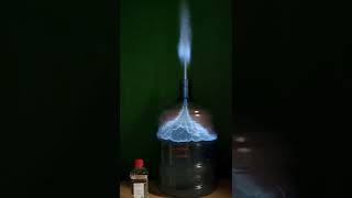 Amazing science experiment with water bottle and rubbing alcohol