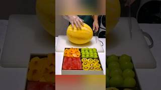 Viral Yellow Melon #fruitcutting #fruitscuttingasmr #satisfyingfruitcutting #shorts