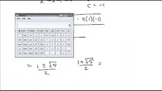 calculating the golden ratio