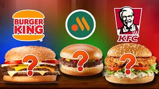 БУРГЕР ИЗ KFC,BURGER KING,MACDONALD’S