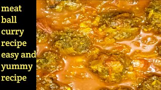 How To Make Meatballs/Meatball Curry Recipe/Kofta Curry Recipe @minuyonzan7282