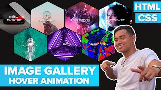 How to Make an EPIC Responsive Image Gallery with Hover Animation Using HTML CSS Tutorial