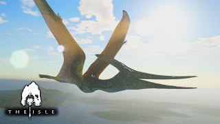 SOARING ABOVE THE ISLE!!!- The Isle EVRIMA Update #3 | Pteranodon & Deinosuchus added!