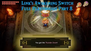 Zelda Link's Awakening Switch Full playthough Part 8 100% Shells and Hearts No Death run