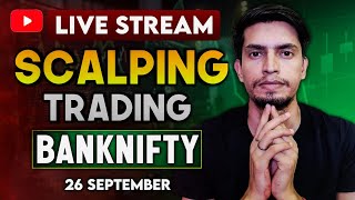 26 Sept I Live Trading Banknifty II #livetradingbanknifty   #livetrading #bankniftyprediction