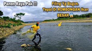 PANEN RAYA‼️FILING YG BAGUS JALA IKAN TEPAT DIROMBONGAN IKAN BABON || LIHAT HASILNYA