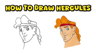 How to Draw Iconic Hercules – Create Disney Character Picture with RavlykArt