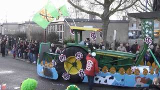 Carnavalsoptocht Zandkruuersgat Hoogland 19-02-2012 hoogtepunten