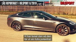 0-100 i en trimmad Tesla Model S P100D