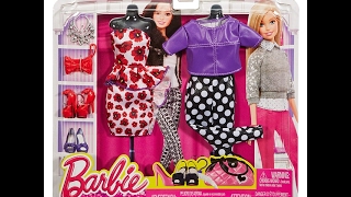 Одежда для куклы Барби. Распаковка. \ clothes for Barbie Doll, Barbie Fashion 2-Pack - Power Prints