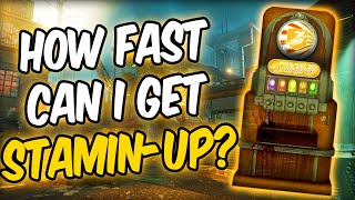 How Fast Can You Get STAMIN-UP On EVERY Zombie Map?