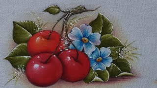 Pintura para iniciantes (cerejas)