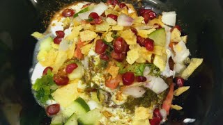 Aloo Tikki Chaat Street Food Recipe #shorts