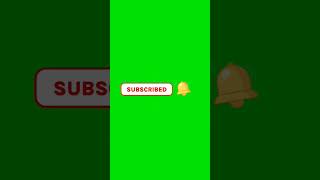 Like subscribe and bell icon intro green screen #shorts