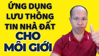 Ứng dụng lưu thông tin nhà đất cho môi giới. Người môi giới nhà đất. Môi giới bất động sản