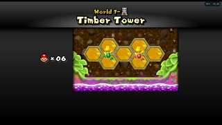 newer super mario bros wii timber tower