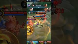 NT 1 VS 3 NIH BOSSS #ml #jrgltm #shorts #mlbbshorts #mobilelegend #mlbb