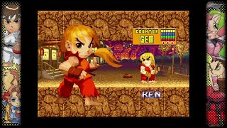 Super Puzzle Fighter II Tutno - Arcade - Complete Playthrough - Ken