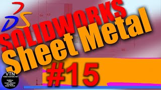 SOLIDWORKS Sheet Metal 15 ( Hem )  Tutorial