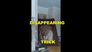 Real Disappearing Trick  Фокус с исчезновением