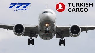 Turkish Cargo Powerful Boeing 777-FF2 @TurkishAirlines