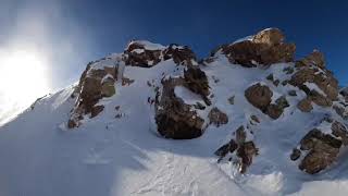 FPV Snow Squalls on Mountain Tops