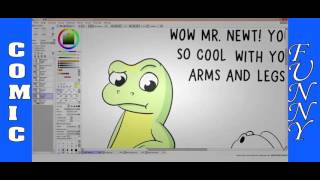 The Tadpole and the Newt Speed Art