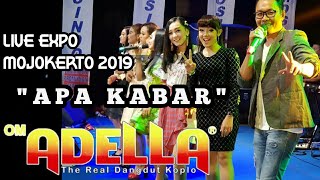 OM ADELLA ALL ARTIST - APA KABAR - Full cak Nophie kendang - live Expo Mojokerto 2019