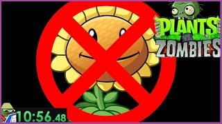 learning no sunflowers Plants vs  Zombies speedrun!!