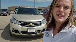 2014 Chevrolet Traverse LT in Champaign Silver Metallic at Dale Howard Auto Center in Iowa Falls