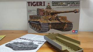 Сборка модели танка TIGER I Late Version. "Tamiya" 1/35. Этап 1. Нижняя часть корпуса