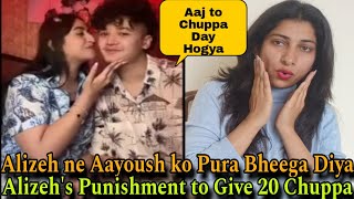 Alizeh's Punishment to Give 20 Chuppa😍| Aayoush Said-'Mera Chuppa Day Hogya'| Crazzy Pikku