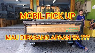 Pemasangan Lampu Alis, Head unit Double Din, Kipas Angin di Mobil Pick Up