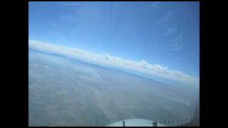 Tashkent to Bishkek B747 flight-deck View