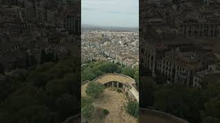 Vista de La ciudad de Granada, desde la "Torre de la Vela", La Alhambra, Granada. España. 7oct2024