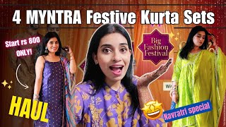 नवरात्री/ Festive look के लिए 4 Super Gorgeous Bandhani Kurta set start rs 800 सिर्फ  😍🔥