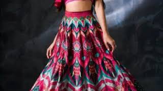 Top 20 stylish crop top lehenga designs/indow western outfits/