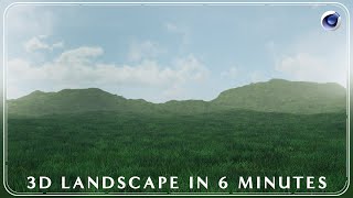 C4D QUICK TIP - Digital Landscape in 6 Minutes