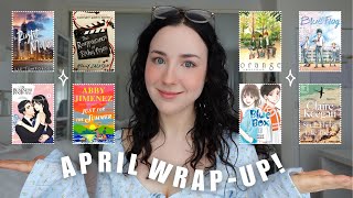 i read *28 BOOKS* in one month!  |  april reading wrap-up