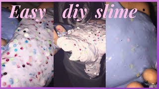 Easy DIY fluffy slime | #slime #diyslime #fluffyslime