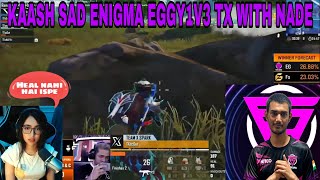 KAASH REACT TO ENIGMA EGGY WIPE TX @officialscoutop