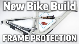 New Bike Build Part 1 Frame protection for beginners guide using ride wrap and 3M 2228 sealant tape